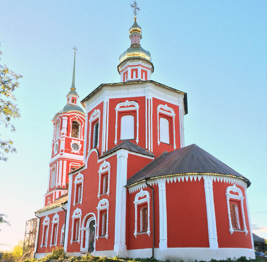 Церковь Бориса и Глеба, город Суздаль